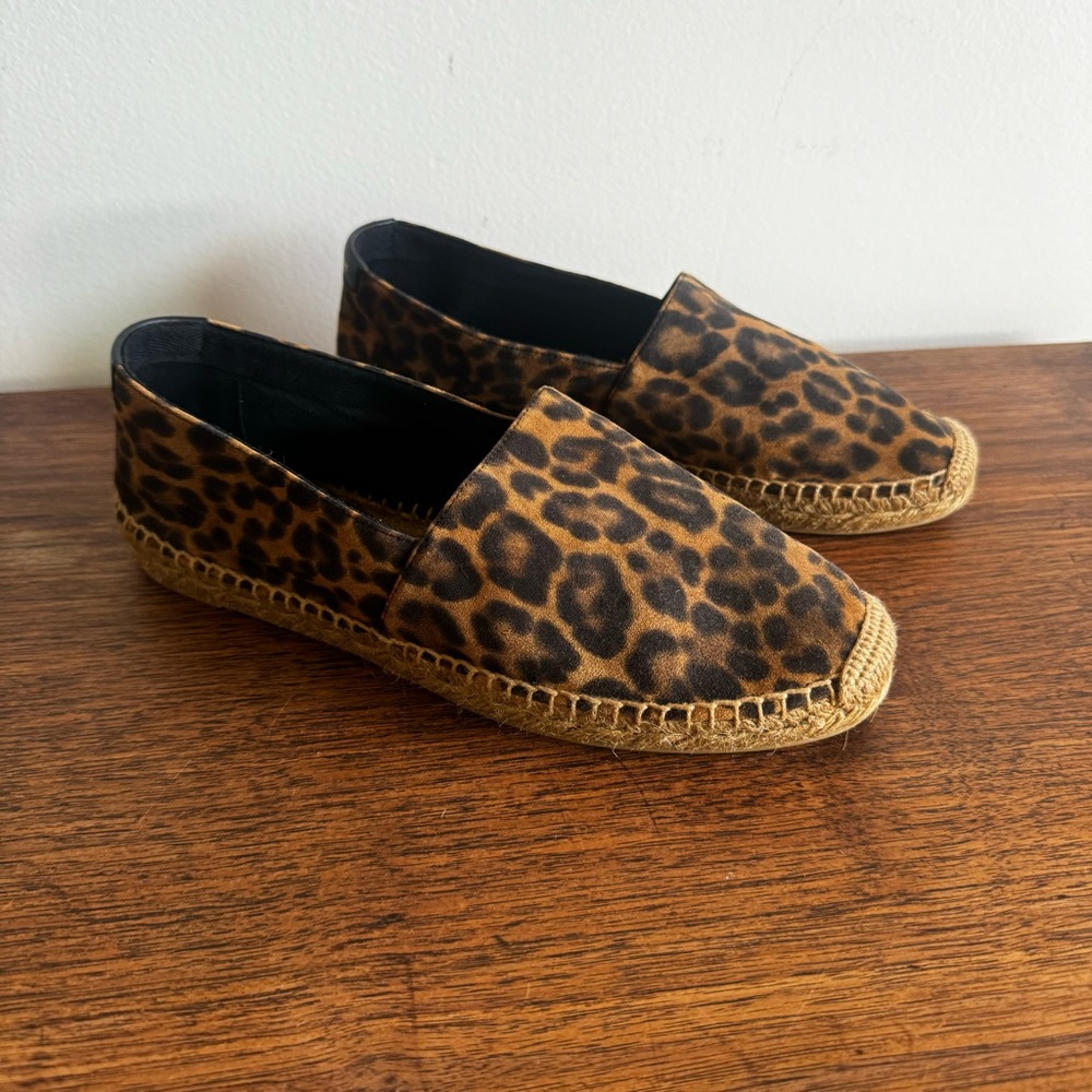 Saint Laurent Leopard Print Espadrilles - Picture 3 of 13
